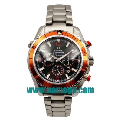 43.5MM UK Omega Seamaster Planet Ocean 2218.50.00 Black Dials Replica Watches