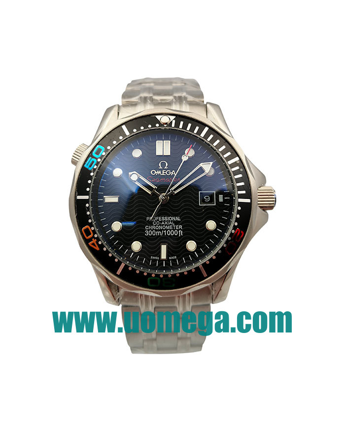 43.5MM UK Omega Seamaster 300 M 212.30.41.20.01.005 Black Dials Replica Watches