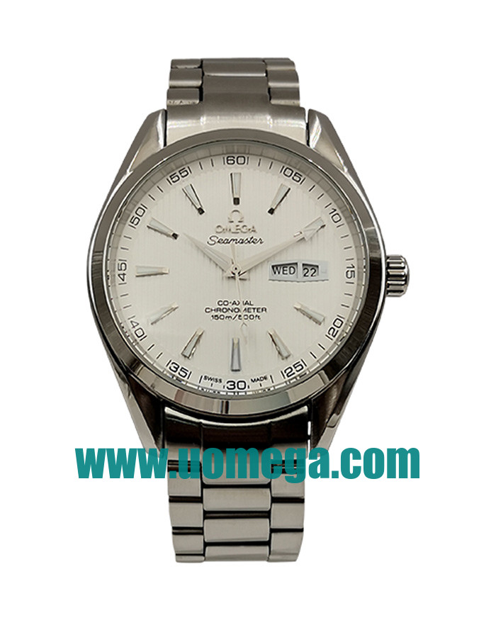 43MM UK Omega Seamaster Aqua Terra 150 M 231.10.43.22.02.001 White Dials Replica Watches