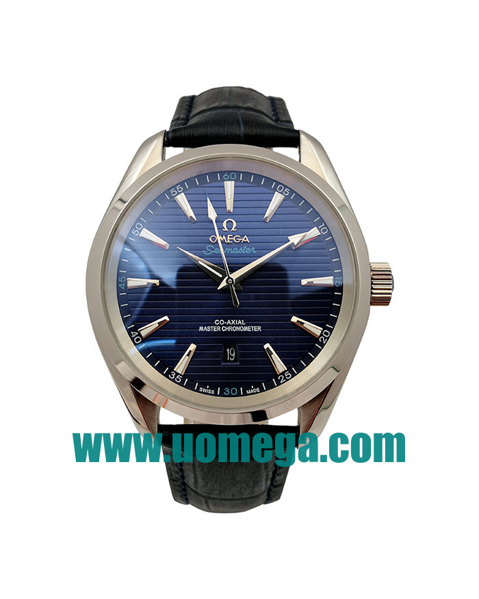 40MM UK Omega Seamaster Aqua Terra 150 M 220.13.41.21.03.001 Blue Dials Replica Watches