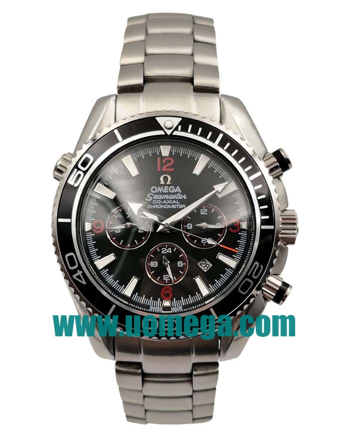 43.5MM UK Omega Seamaster Planet Ocean 2210.51.00 Black Dials Replica Watches