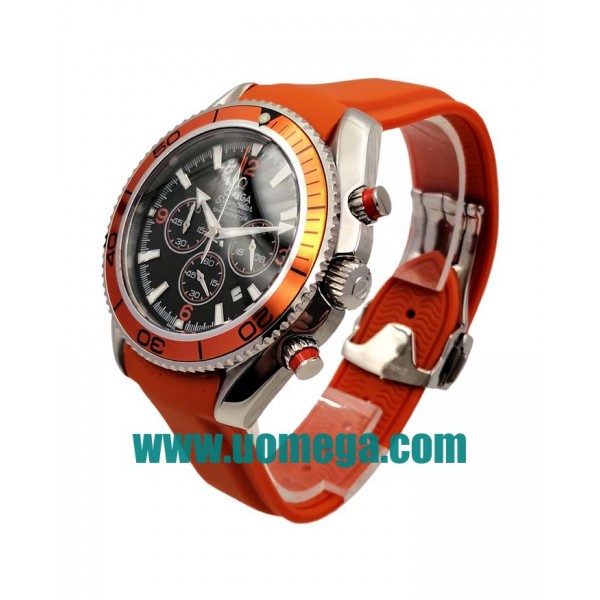 43MM UK Omega Seamaster Planet Ocean Chrono 2918.50.82 Black Dials Replica Watches