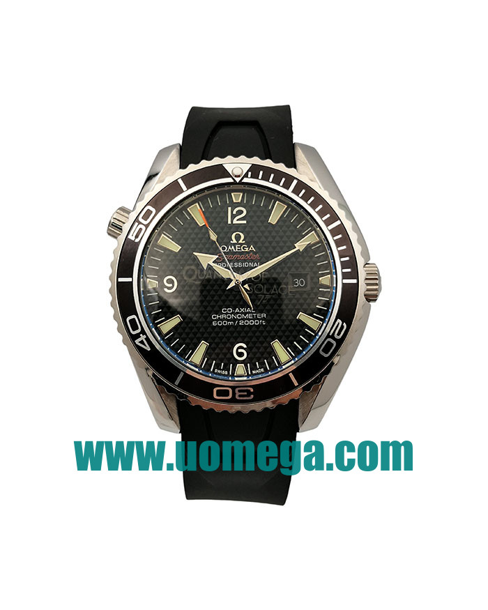 43.5MM UK Omega Seamaster Planet Ocean 222.30.46.20.01.001 Black Dials Replica Watches