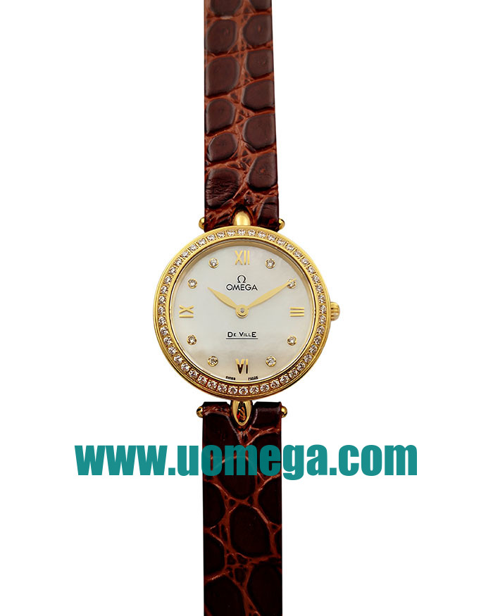 27.4MM UK Omega De Ville 424.58.27.60.55.001 Mother-of-pearl Dials Replica Watches