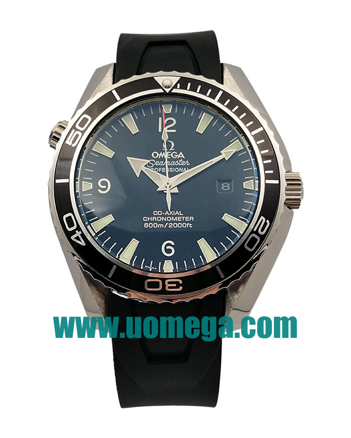 43MM UK Omega Seamaster Planet Ocean 2900.50.91 Black Dials Replica Watches