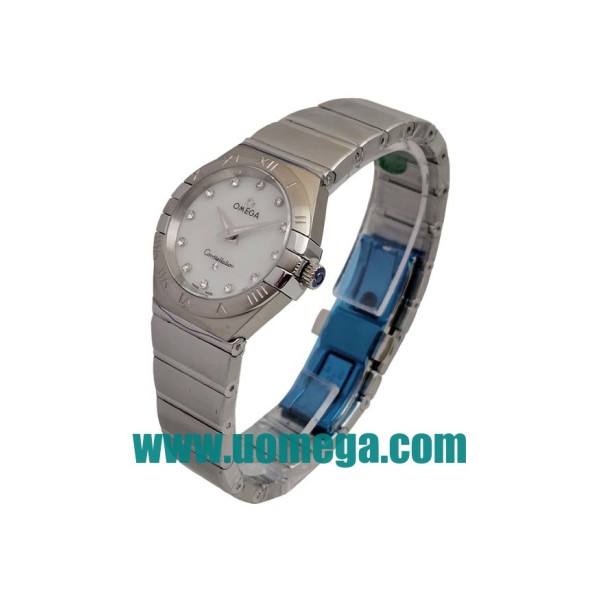 27MM UK Omega Constellation 123.10.24.60.55.002 White Mother Of Pearl Dials Replica Watches