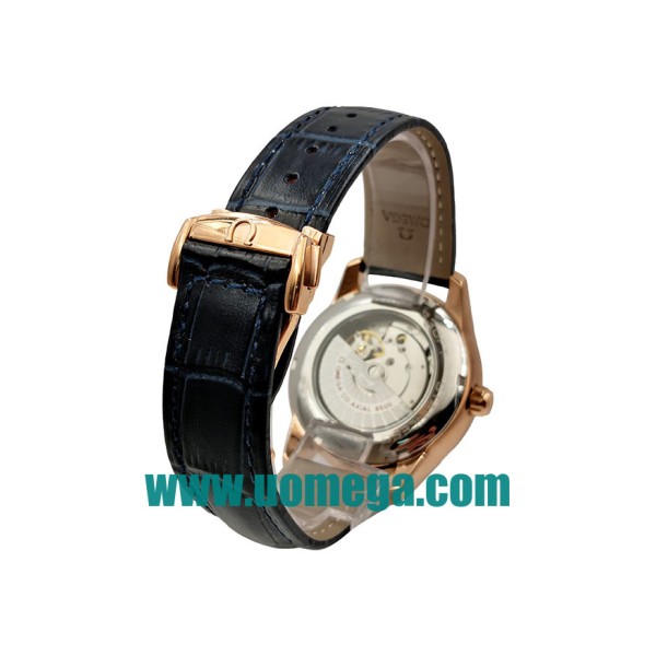 41MM UK Omega De Ville Hour Vision 431.53.41.22.13.001 Blue Dials Replica Watches