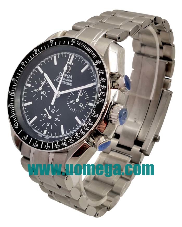 40.5MM UK Omega Speedmaster 3570.50.00 Black Dials Replica Watches