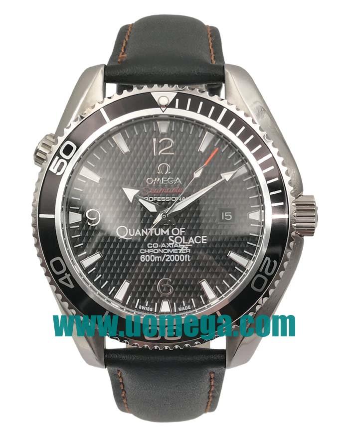 43MM UK Omega Seamaster Planet Ocean 222.30.46.20.01.001 Black Dials Replica Watches