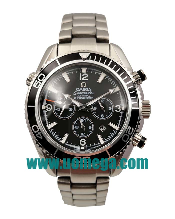 45.5MM UK Omega Seamaster Planet Ocean 2210.50.00 Black Dials Replica Watches