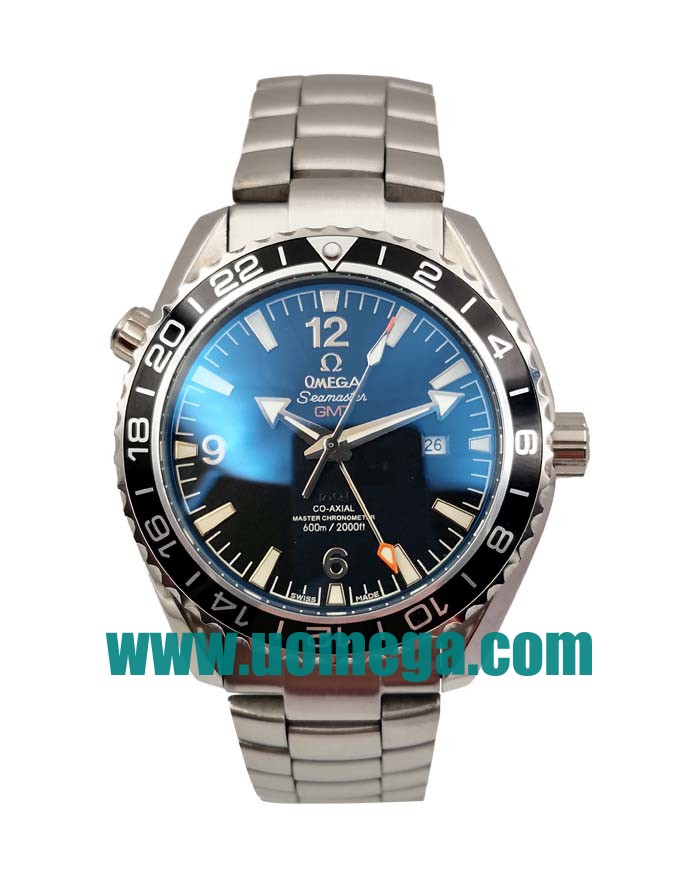 43.5MM UK Omega Seamaster Planet Ocean GMT 232.30.44.22.01.001 Black Dials Replica Watches