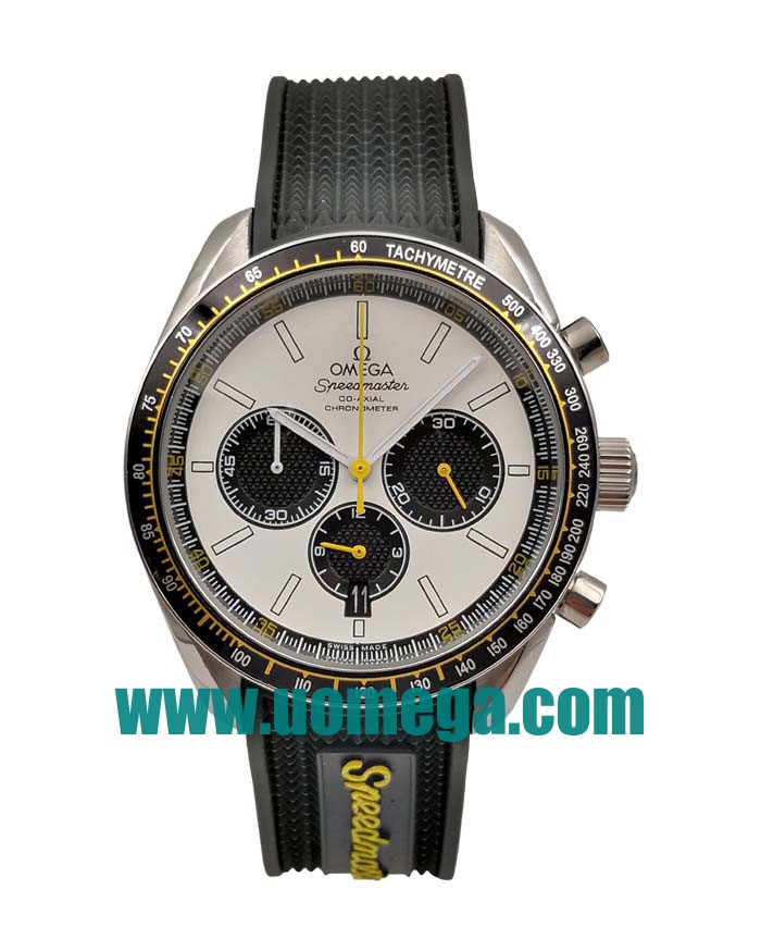 43MM UK Omega Speedmaster Racing 326.32.40.50.04.001 White Dials Replica Watches