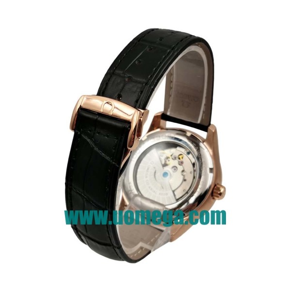 41MM UK Omega De Ville Hour Vision 431.53.41.21.13.001 Black Dials Replica Watches