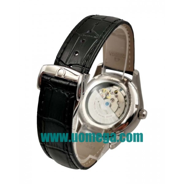 41MM UK Omega De Ville Hour Vision 431.13.41.21.01.001 Black Dials Replica Watches