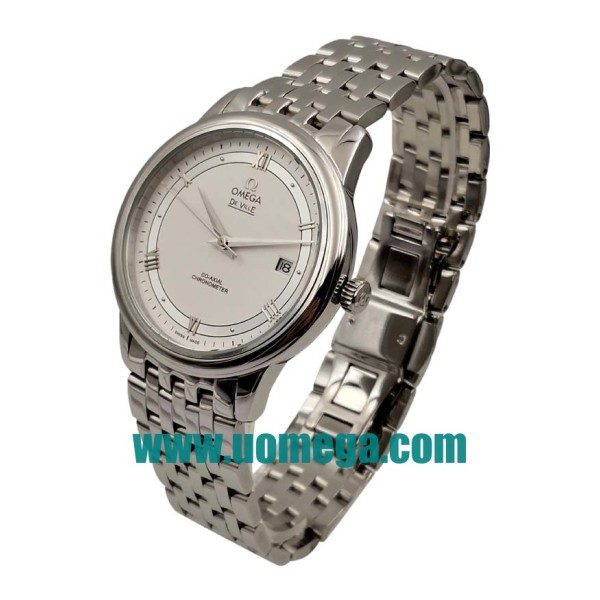 40MM UK Omega De Ville Hour Vision 424.10.37.20.04.001 White Dials Replica Watches