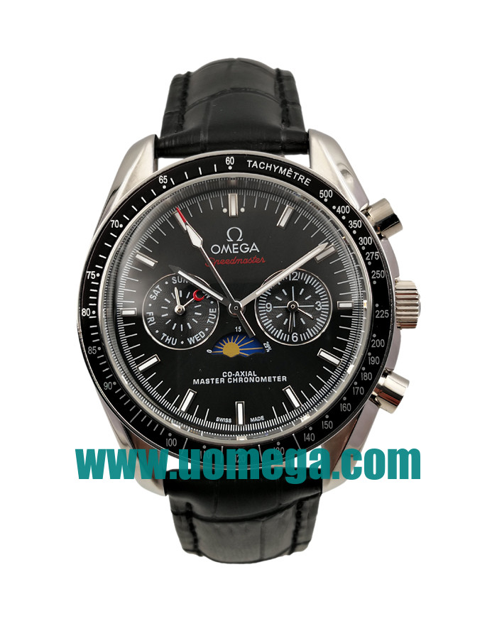 40MM UK Omega Speedmaster 304.33.44.52.01.001 Black Dials Replica  Moon Watches 