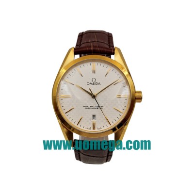 40MM UK Omega De Ville Hour Vision 432.53.40.21.02.001 White Dials Replica Watches
