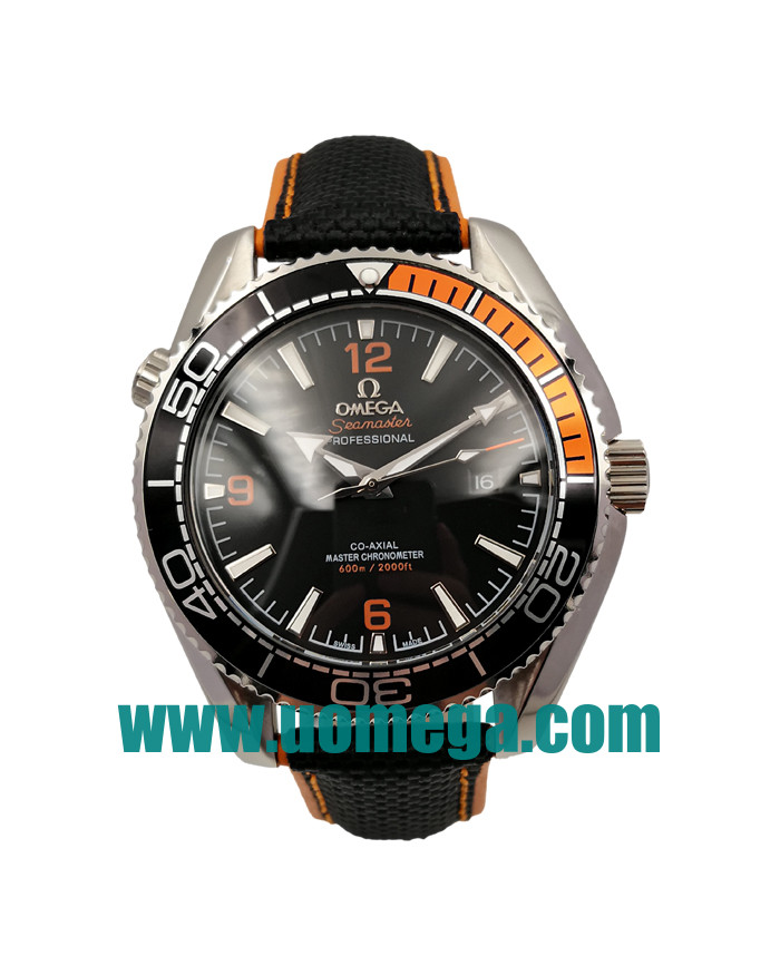 43.5MM UK Omega Seamaster Planet Ocean 215.32.44.21.01.001 Black Dials Replica Watches