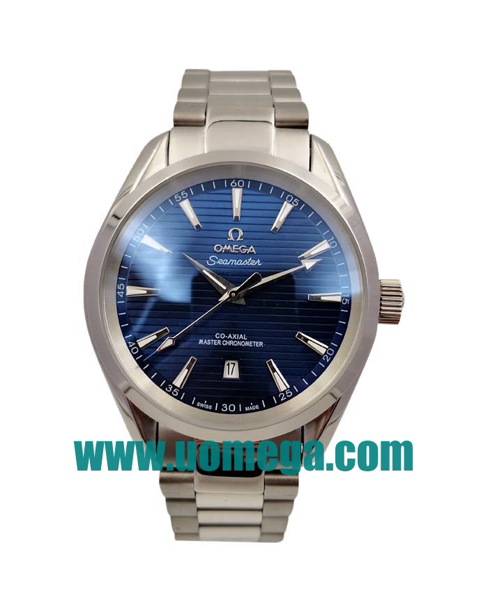 41MM UK Omega Seamaster Aqua Terra 150 M 220.10.41.21.03.001 Blue Dials Replica Watches